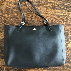 Tory Burch Black Robinson tote